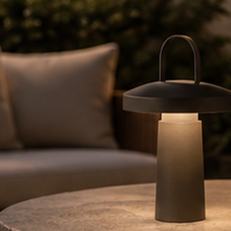 DEMO Lampa przenośna VELSE Glow — detal lampy przenośnej