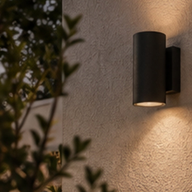 DEMO Kinkiet zewnętrzny VELSE Glow — zbliżenie światła