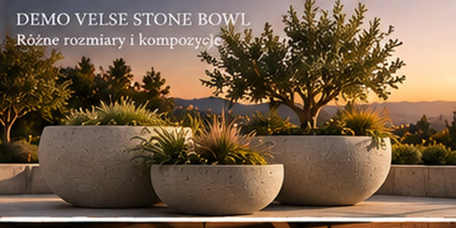 DEMO Donica niska VELSE Pebble Bowl — ujęcie 3