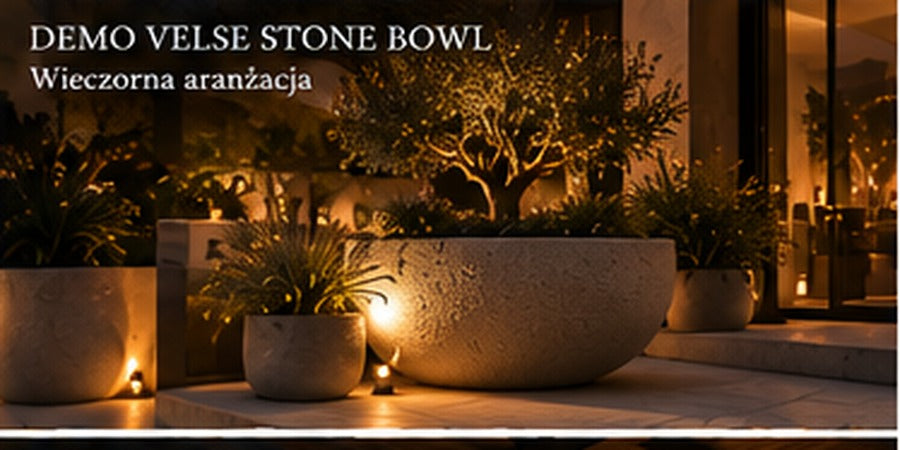 DEMO Donica niska VELSE Pebble Bowl — ujęcie 4
