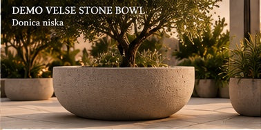 DEMO Donica dekoracyjna VELSE Stone Bowl — ujęcie 1