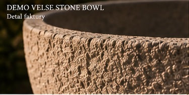 DEMO Donica dekoracyjna VELSE Stone Bowl — ujęcie 2