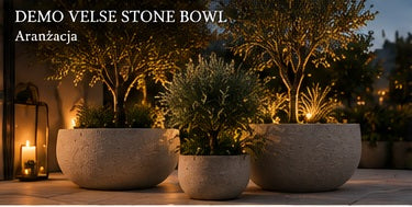 DEMO Donica dekoracyjna VELSE Stone Bowl — ujęcie 3